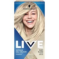 SCHWARZKOPF LIVE Intense Gel Colour 10.21, Baby Blonde, 60ml - Hair Dye
