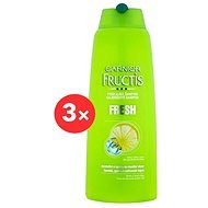 GARNIER Fructis Pure Fresh Shampoo 3 × 400 ml - Sampon