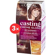 ĽORÉAL CASTING Creme Gloss 635 Chocolate Bonbon 3 × - Hair Dye