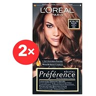 ĽORÉAL PARIS Préférence 6.35 Light chestnut 2 × - Hair Dye
