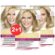 ĽORÉAL PARIS Excellence Creme 9.1 Light Ash Blonde, 3-Pack - Hair Dye