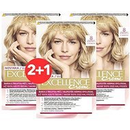 ĽORÉAL PARIS Excellence Creme 8 Blond világos 3 × - Hajfesték