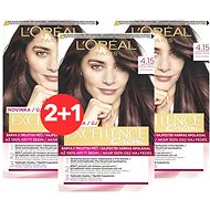 ĽORÉAL PARIS Excellence Creme 4.15 Brown Ice  3× - Hair Dye