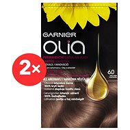 GARNIER Olia 6.0 Světle hnědá 2× - Barva na vlasy