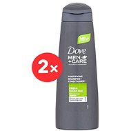 DOVE Men+Care Fresh Clean 2-in-1 2 × 400ml - Shampoo