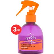 SCHWARZKOPF GOT2B Straight on 4 Days 3 × 200 ml - Hair Styling Spray