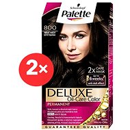 SCHWARZKOPF PALETTE Deluxe 800 Dark brown 2 × 50 ml - Hair Dye