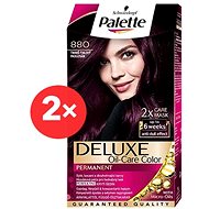 SCHWARZKOPF PALETTE Deluxe 880 Dark Purple 2 × 50 ml - Hair Dye