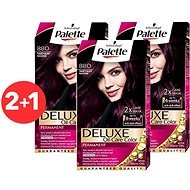 SCHWARZKOPF PALETTE Deluxe 880 Dark Purple 3 × 50 ml - Hair Dye