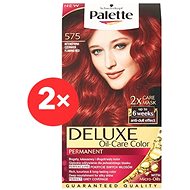 SCHWARZKOPF PALETTE Deluxe 575 Fire Red 2 × 50 ml - Hair Dye