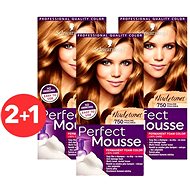 SCHWARZKOPF PERFECT MOUSE 750 - 3 × 35 ml praline - Hair Dye