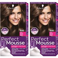 SCHWARZKOPF PERFECT MOUSE 600 - Light Brown 35 ml (2 pcs) - Hair Dye