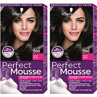 SCHWARZKOPF PERFECT MOUSE 200 - Black 35 ml (2 pcs) - Hair Dye