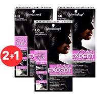 SCHWARZKOPF COLOR EXPERT 1-0 Deep black 3 × 50 ml - Hair Dye