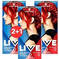 SCHWARZKOPF LIVE 92 Pillar Box Red 3 × 50ml - Hair Dye