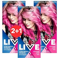 SCHWARZKOPF LIVE 93 Shocking Pink 3 × 50ml - Hair Dye