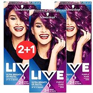 SCHWARZKOPF LIVE 94 Purple Punk 3 × 50ml - Hair Dye