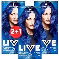SCHWARZKOPF LIVE 95 Electric Blue 3 × 50ml - Hair Dye