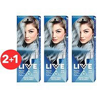 SCHWARZKOPF LIVE Pastel Spray Baby Blue 3 × 125 ml - Hair Colour Spray