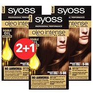 SYOSS Oleo Intense 5-86 Charmingly Brown 3× 50ml - Hair Dye