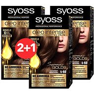 SYOSS Oleo Intense 4-60 Golden Brown 3× 50ml - Hair Dye