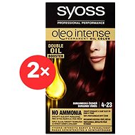 SYOSS Oleo Intense 4-23 Burgundy Red 2 × 50 ml - Hair Dye