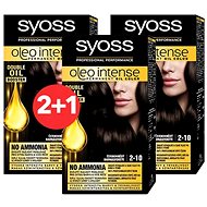 SYOSS Oleo Intense 2-10 Black Brown 3× 50ml - Hair Dye