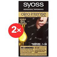 SYOSS Oleo Intense 1-10 intenzív fekete 2× 50 ml - Hajfesték