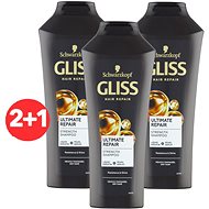 SCHWARZKOPF GLISS KUR Ultimate Repair 3× 400ml - Shampoo