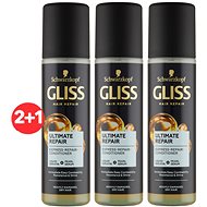 SCHWARZKOPF GLISS KUR Ultimate Repair Express 3× 200ml - Conditioner