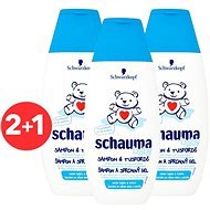 SCHWARZKOPF SCHAUMA Baby Šampón a sprchový gél 3× 250 ml - Detský šampón