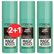 L'ORÉAL PARIS Magic Retouch 2 Dark Brown 3 × 75 ml - Root Spray