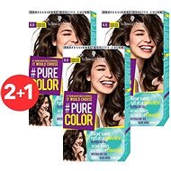 SCHWARZKOPF PURE COLOR 6.0 Roasted cocoa 3 × 60 ml - Hair Dye