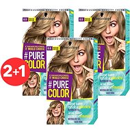 SCHWARZKOPF PURE COLOR 8.0 Genuine blond 3 × 60 ml - Hair Dye