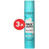 ĽORÉAL PARIS Magic Invisible Dry Shampoo Sweet Fusion 3 × 200 ml - Szárazsampon