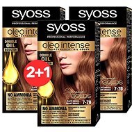 SYOSS Oleo Intense 7-70 Gold Mango 3× 50ml - Hair Dye