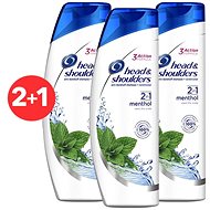 HEAD & SHOULDERS Menthol Fresh 2-in-1 (3× 360ml) - Shampoo
