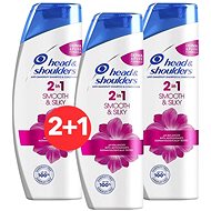 HEAD & SHOULDERS Smooth & Silky 2-in-1 (3× 360ml) - Shampoo