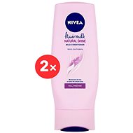 NIVEA Hairmilk Shine Conditioner, 2× 200ml - Conditioner