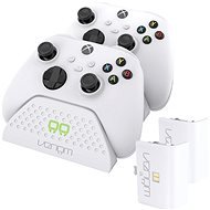 VENOM VS2871 Xbox Series S/X & One White Twin Docking Station + 2 batteries - Game Controller Stand