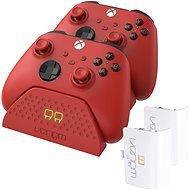 VENOM VS2879 Xbox Series S/X & One Red Twin Docking Station + 2 batteries - Game Controller Stand
