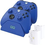 VENOM VS2888 Xbox Series S/X & One Blue Twin Docking Station + 2 batteries - Game Controller Stand