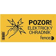 Warning sign - ATTENTION ELECTRIC FENCE - Electric Fence Accessories