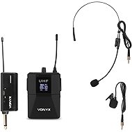 Vonyx WM55B Wireless bodypack microphone Plug-and-Play set UHF - Wireless System
