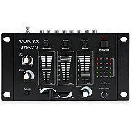 Vonyx STM-2211B 4-Channel Mixer, Black - Mixing Desk