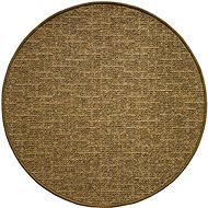 Piece carpet Alassio golden brown circle 100 cm - Carpet