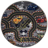 Children's carpet Cars circle 100 cm - Carpet