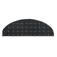Udinese stair tread anthracite half circle 65 x 24 x 4 cm (5pcs) - Stair Treads