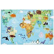 Detský koberec Torino Kids World map 80 × 120 cm - Koberec