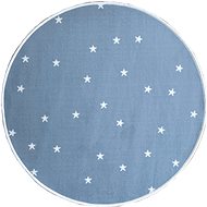 Dětský koberec Hvězdička modrá kruh 80 cm - Carpet